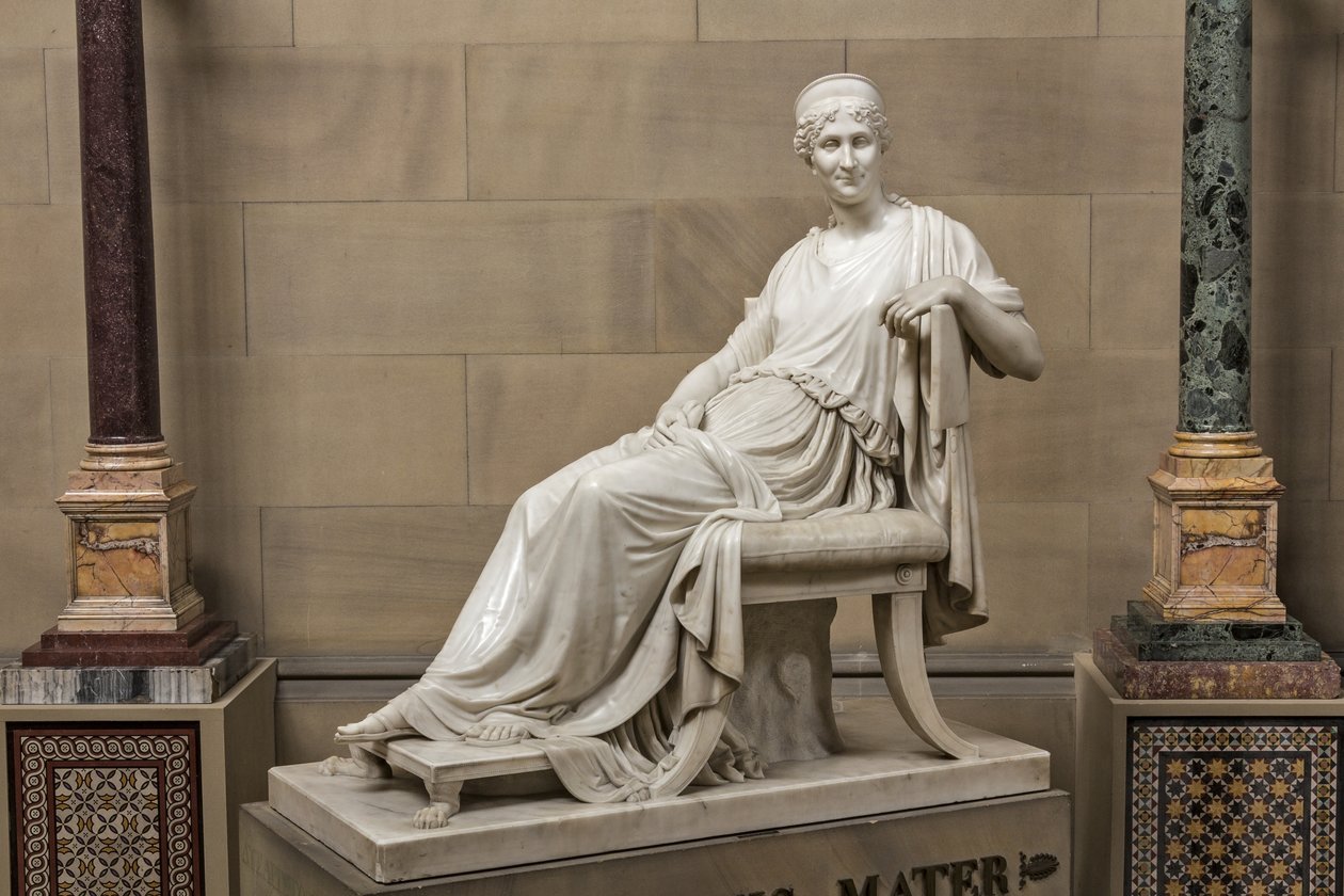 Letitia Ramolino Bonaparte, c.1804-07 (mármore) de Antonio Canova