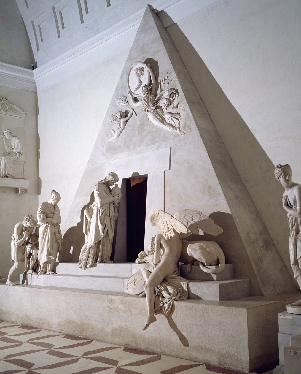 Maria Christina da Áustria monumento funerário de Antonio Canova (1757-1822) de Antonio Canova