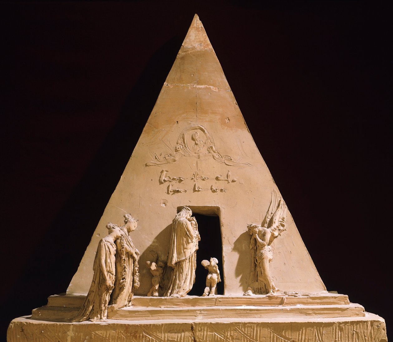 Monumento a Ticiano por Antonio Canova (1757-1822), modelo terracota de Antonio Canova