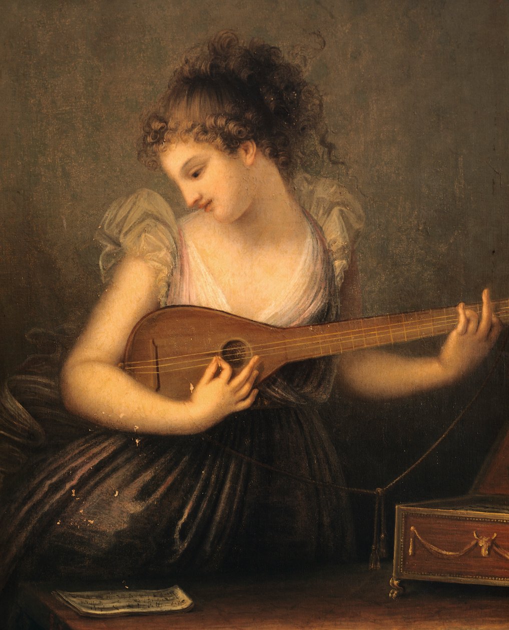 Músico por Antonio Canova (1757-1822) de Antonio Canova