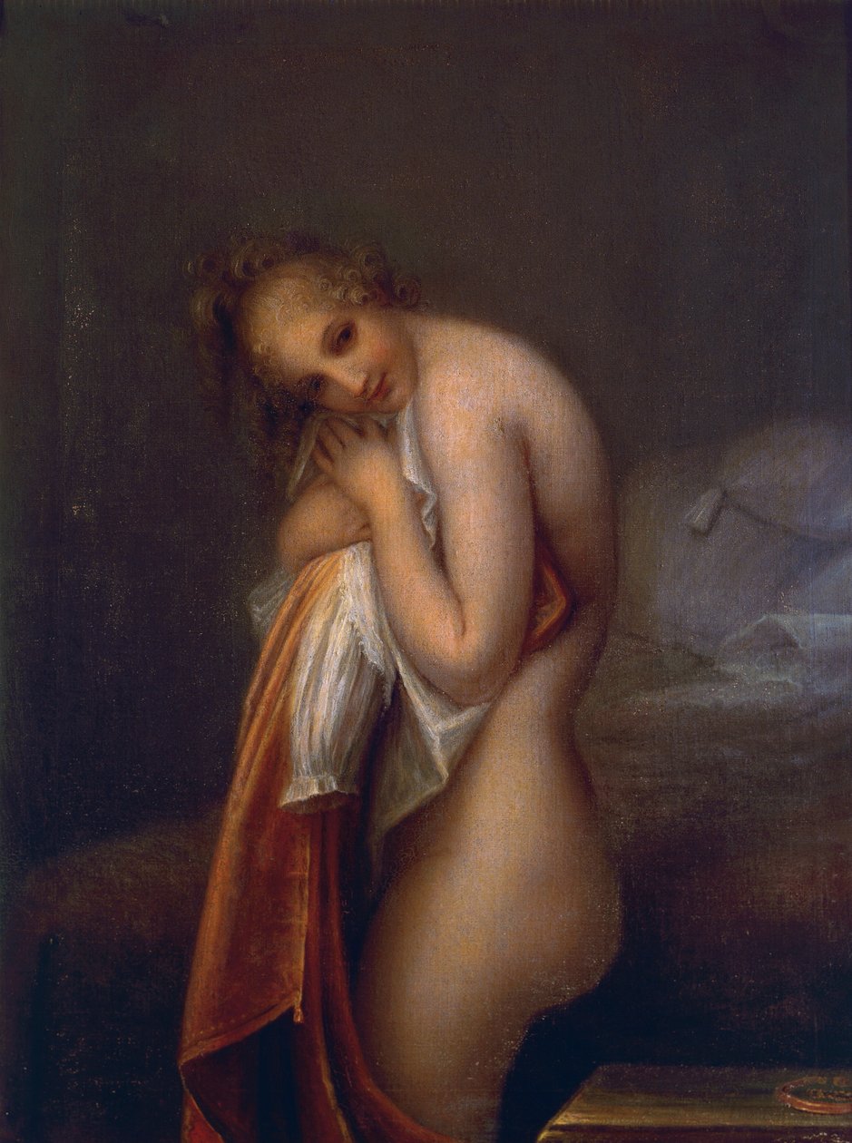 Surpresa, por Antonio Canova (1757-1822), óleo sobre tela de Antonio Canova