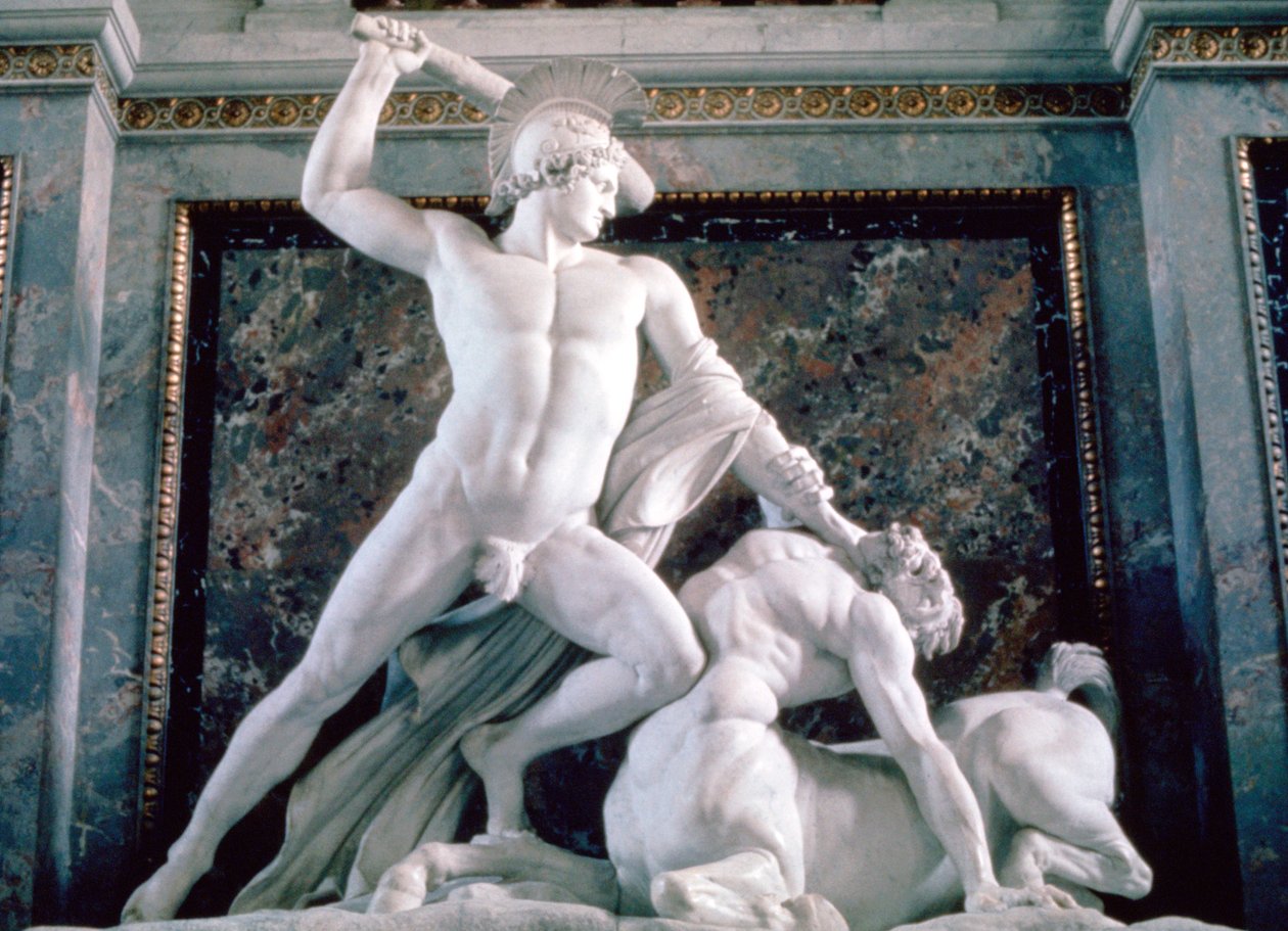 Teseu e o Centauro, 1804-1819 de Antonio Canova