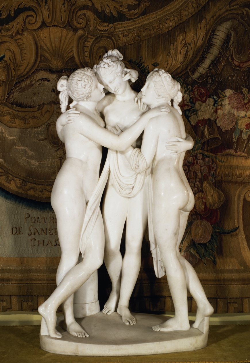 Três Graças (mármore) de Antonio Canova