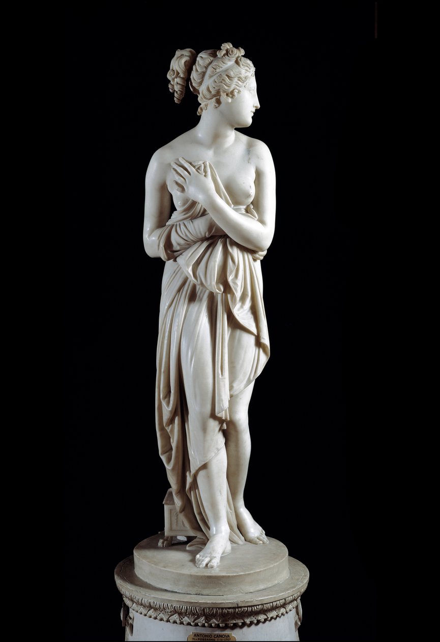 Venere Italica (Venus) - Estátua em mármore (h. 172 cm), de Antonio Canova (1757 - 1822) de Antonio Canova