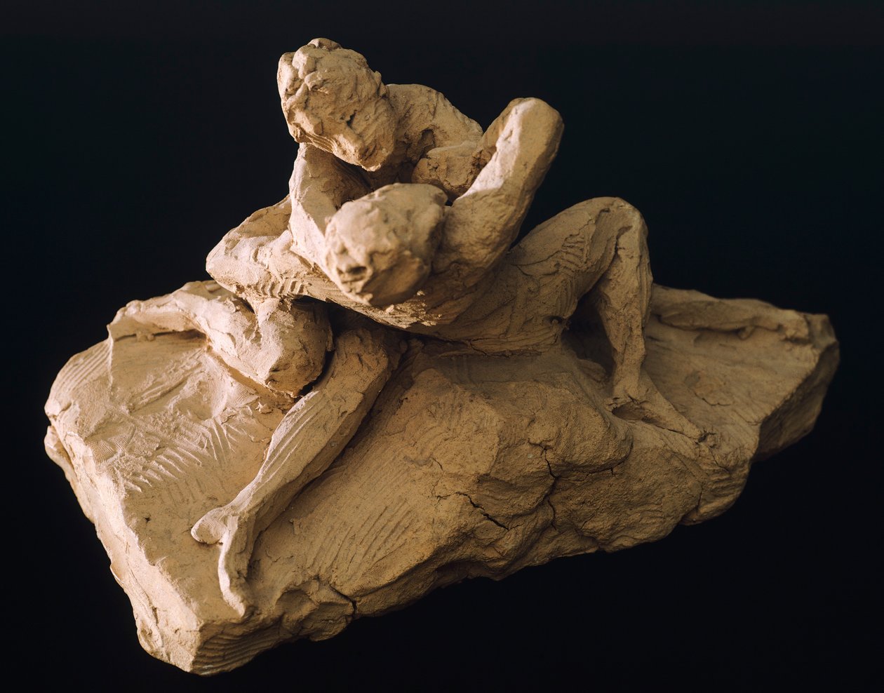 Vénus e Adonis por Antonio Canova (1757-1822), modelo em barro de Antonio Canova