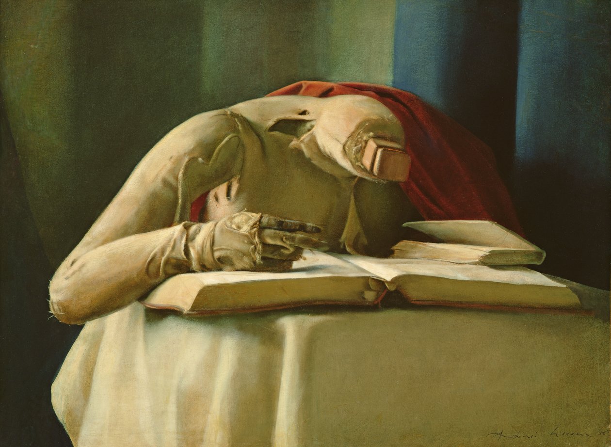 Manequim, Annigonis Studio, 1958 (óleo temperado sobre tela) de Antonio Ciccone