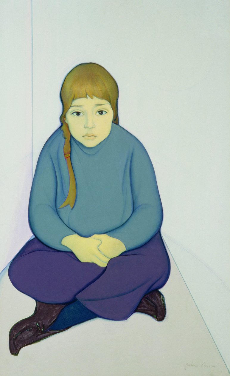 Tiana, 1969 (acrílico e lona a bordo) de Antonio Ciccone