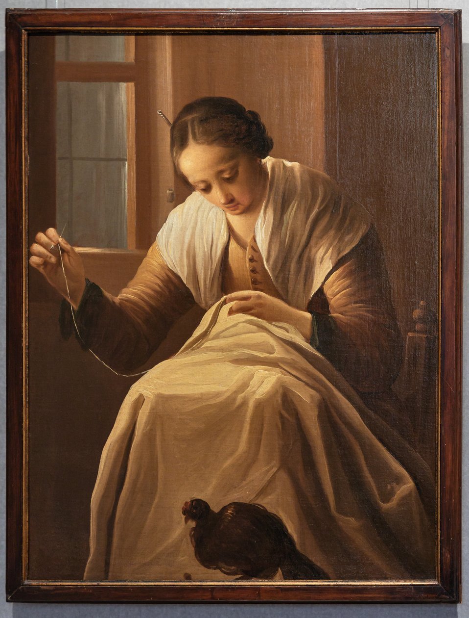 Rapariga de Costura de Antonio Cifrondi