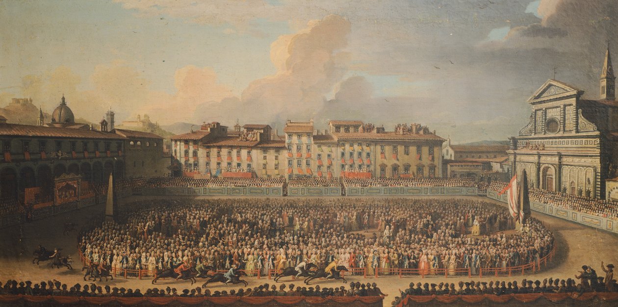A corrida dos cavalos berberes de Antonio Cioci or Ciocchi