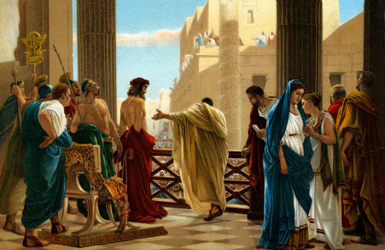 Ecce Homo, depois de pintado por Antonio Ciseri -Bible de Antonio Ciseri