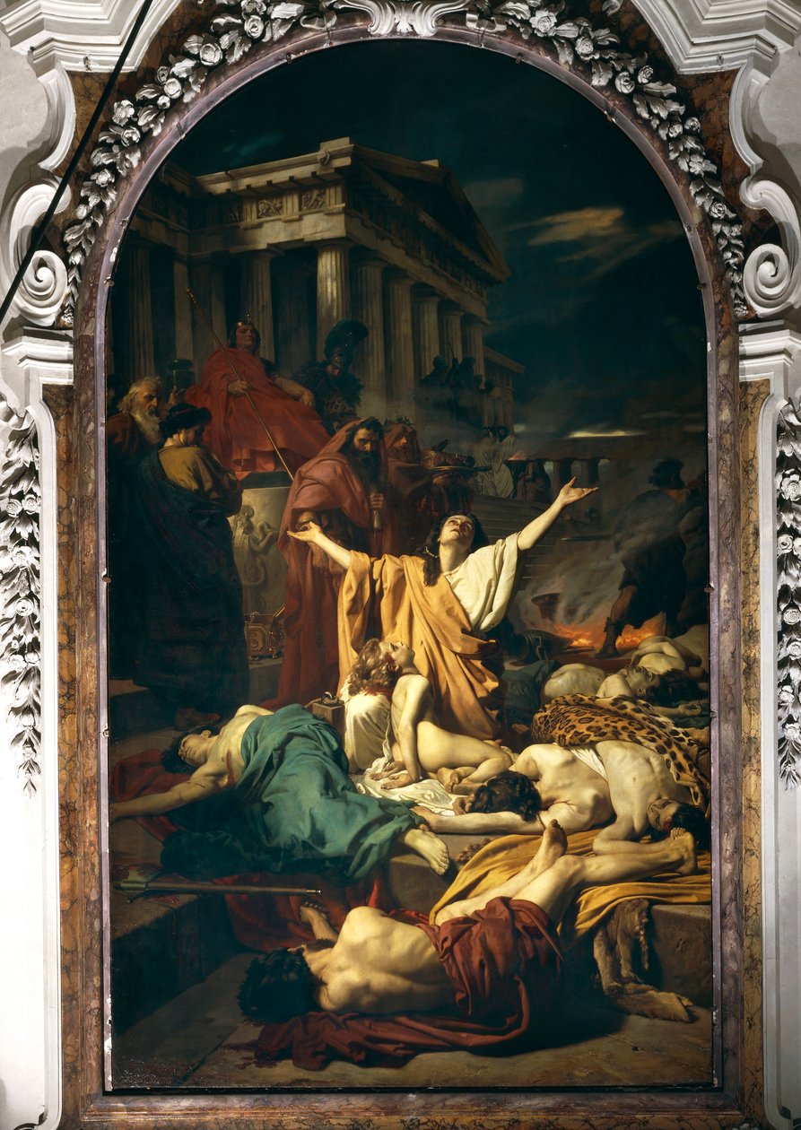 O Martírio dos Maccabei incomoda, de Antonio Ciseri de Antonio Ciseri