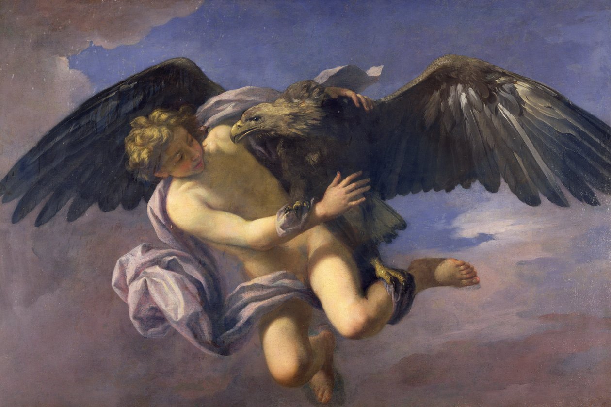 O rapto de Ganimedes, 1700 de Antonio Domenico Gabbiani