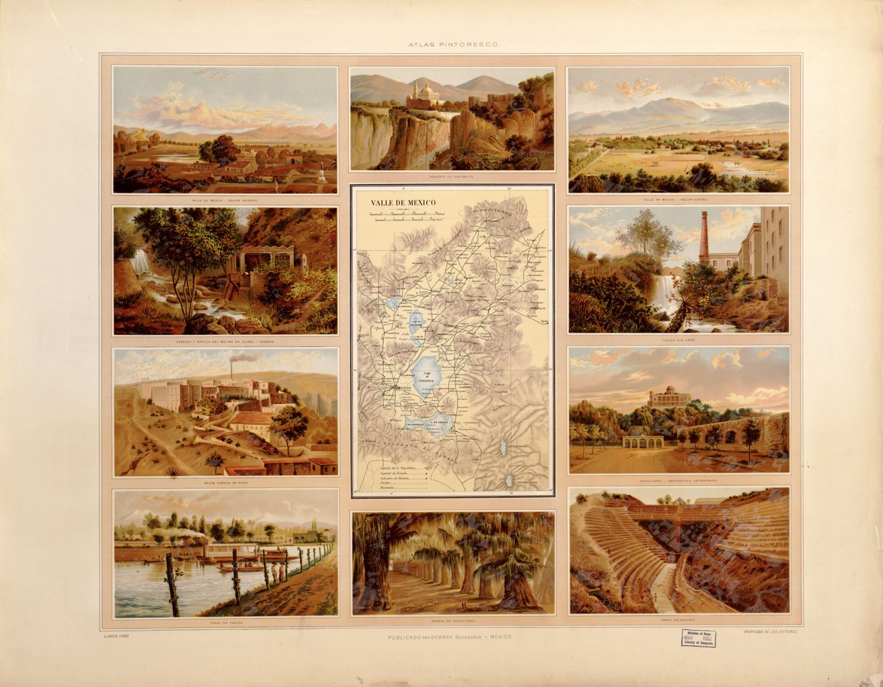 Atlas pintoresco é histórico de los Estados Unidos Mexicanos. LOC 2008621671-15 de Antonio García Cubas