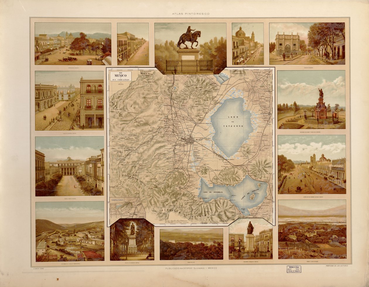 Atlas pintoresco é histórico de los Estados Unidos Mexicanos. LOC 2008621671-16 de Antonio García Cubas