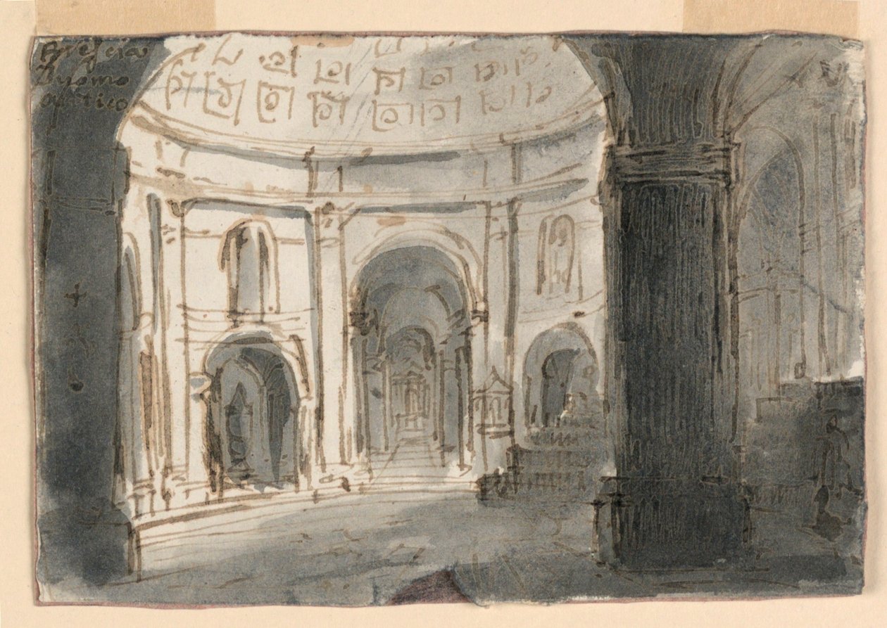 Antiga Catedral de Brescia de Antonio Giuseppe Basoli