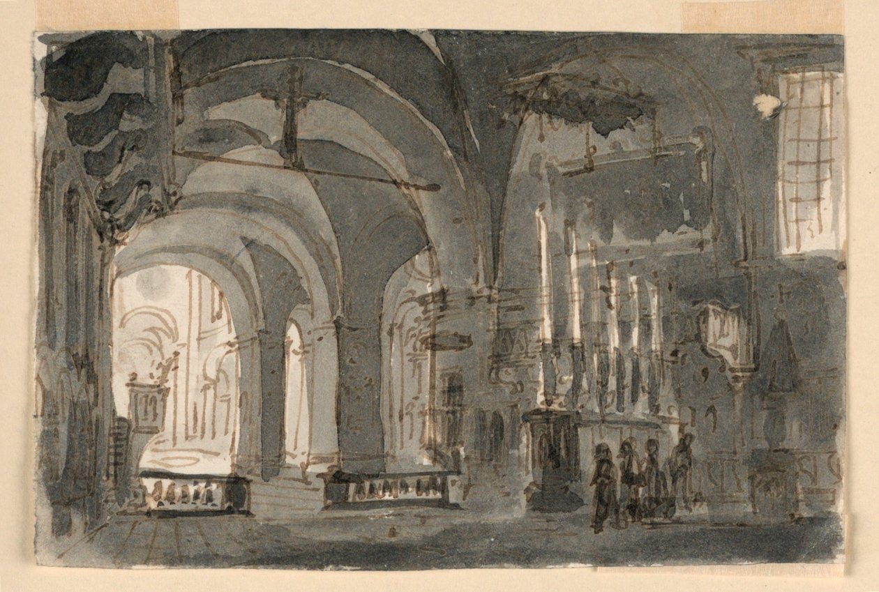 Antiga Catedral de Brescia de Antonio Giuseppe Basoli