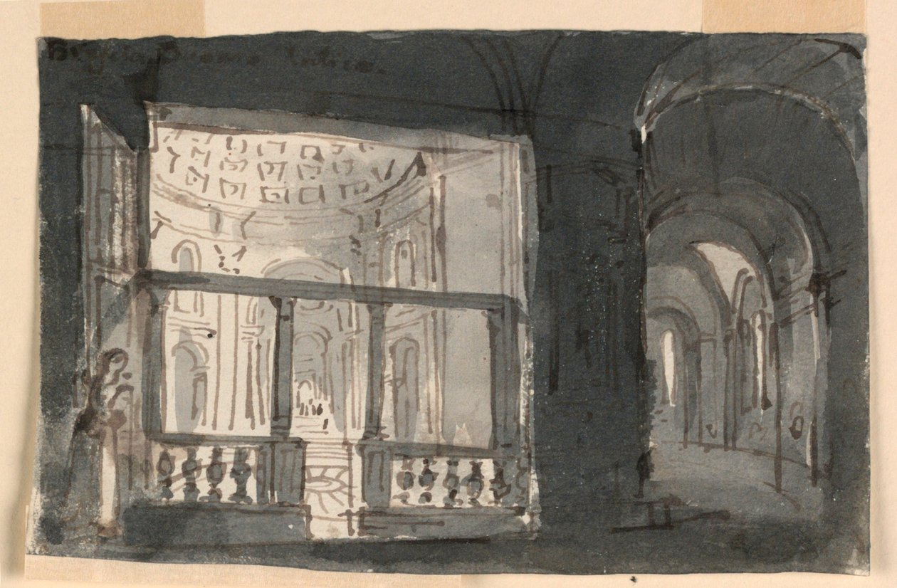 Antiga Catedral de Brescia de Antonio Giuseppe Basoli