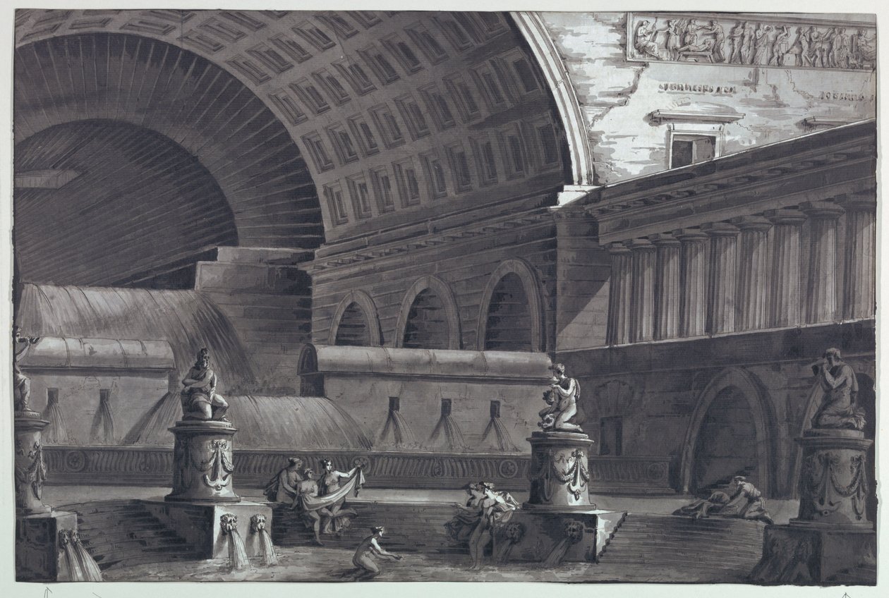 Cenário, Banhos Romanos de Antonio Giuseppe Basoli