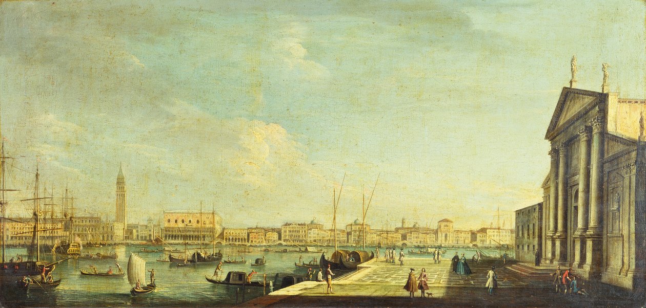 O Bacino di San Marco, Veneza (óleo sobre tela) de Antonio Joli