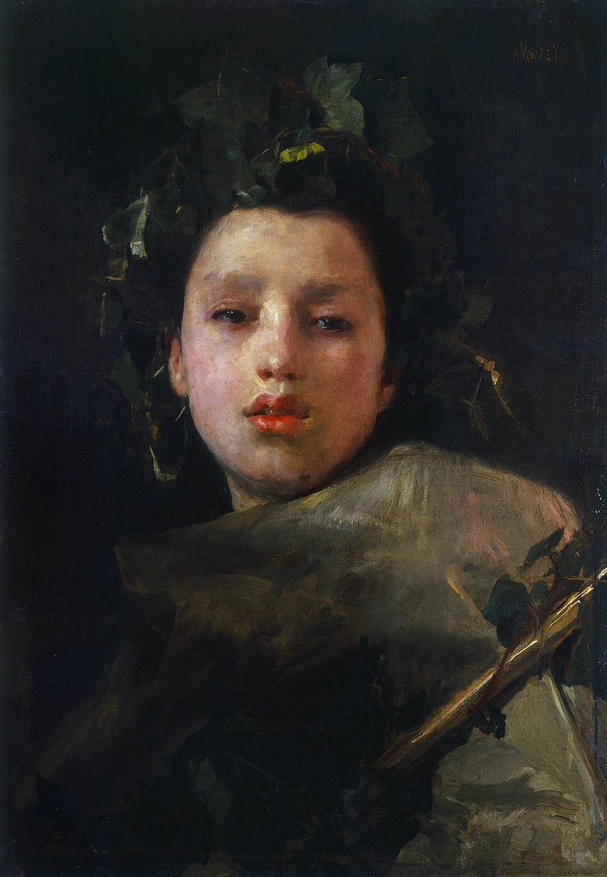 Baco em criança de Antonio Mancini