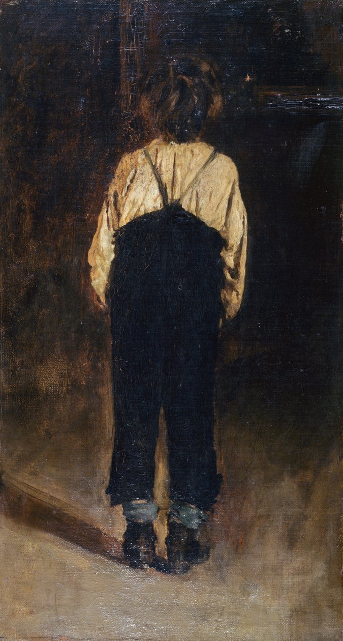 Olhando para a Madonna de Antonio Mancini