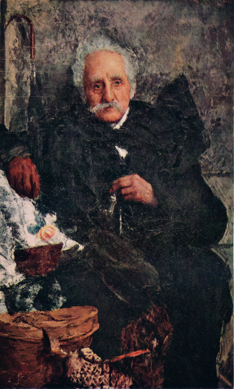 Em uma viagem, c1903 de Antonio Mancini