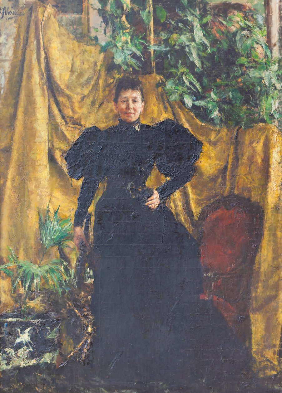 Retrato de Signora Pantaleoni de Antonio Mancini