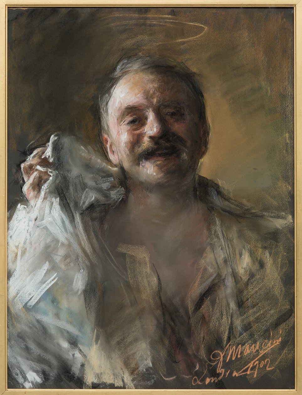 Auto-retrato de Antonio Mancini