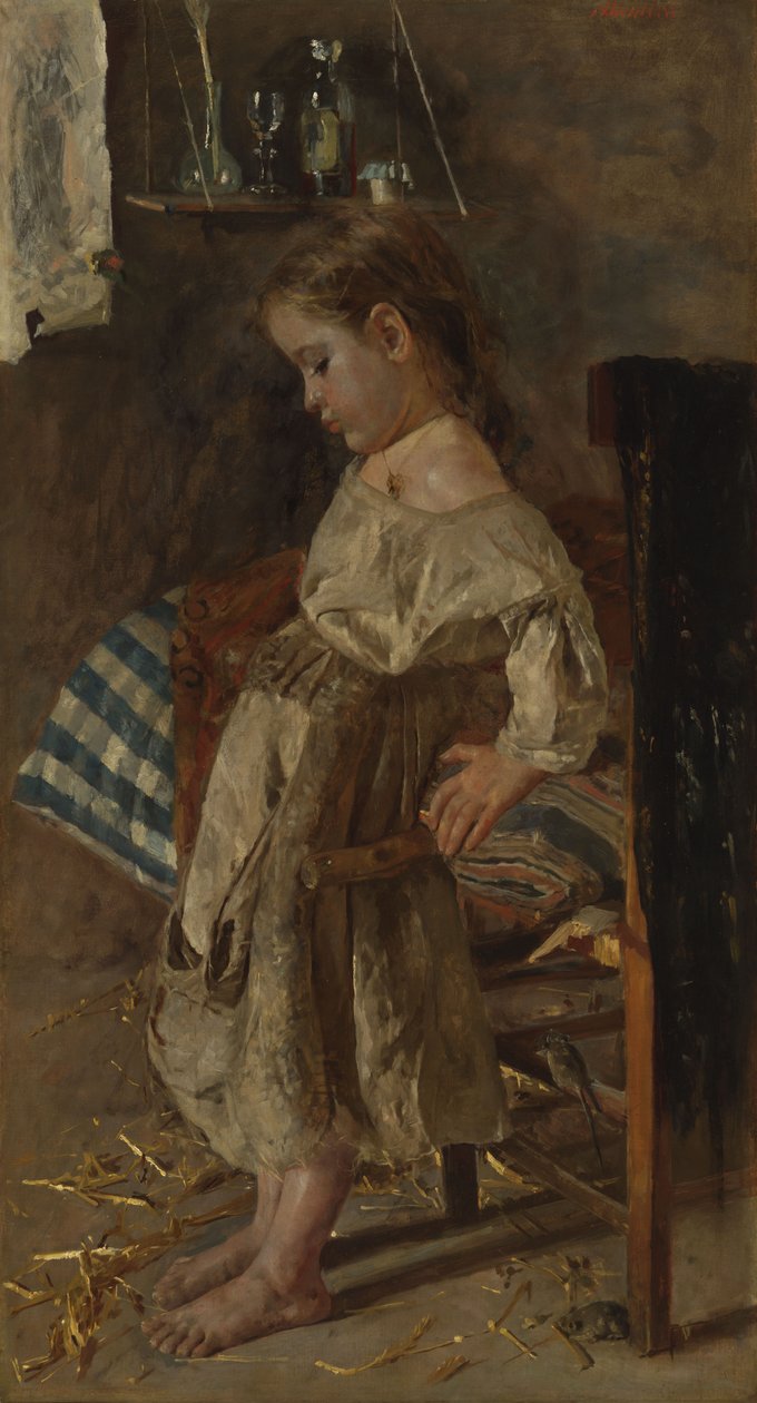 A pobre criança de Antonio Mancini
