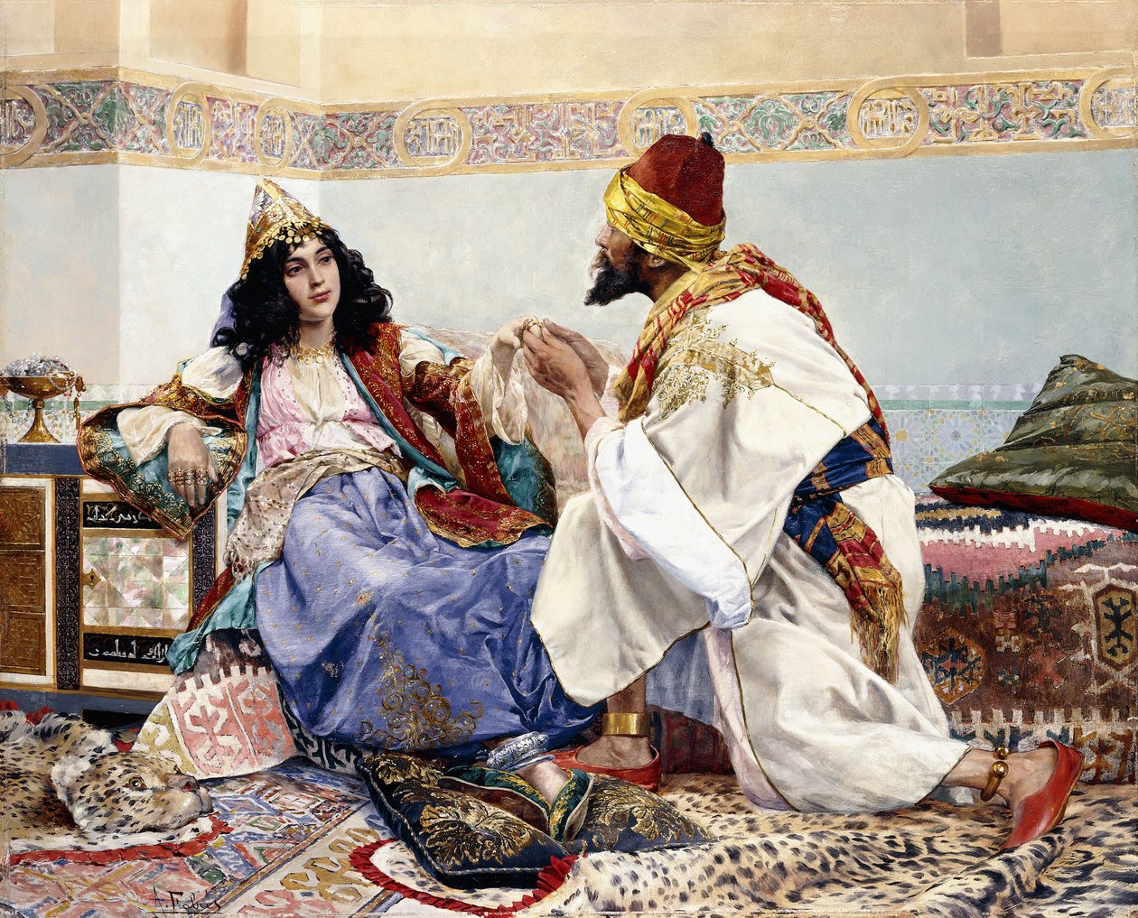 Um presente para o favorito de Antonio Maria Fabres y Costa