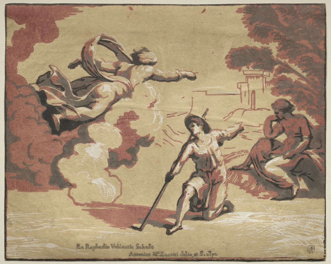 Deus Aparecendo a Isaque de Antonio Maria I Zanetti