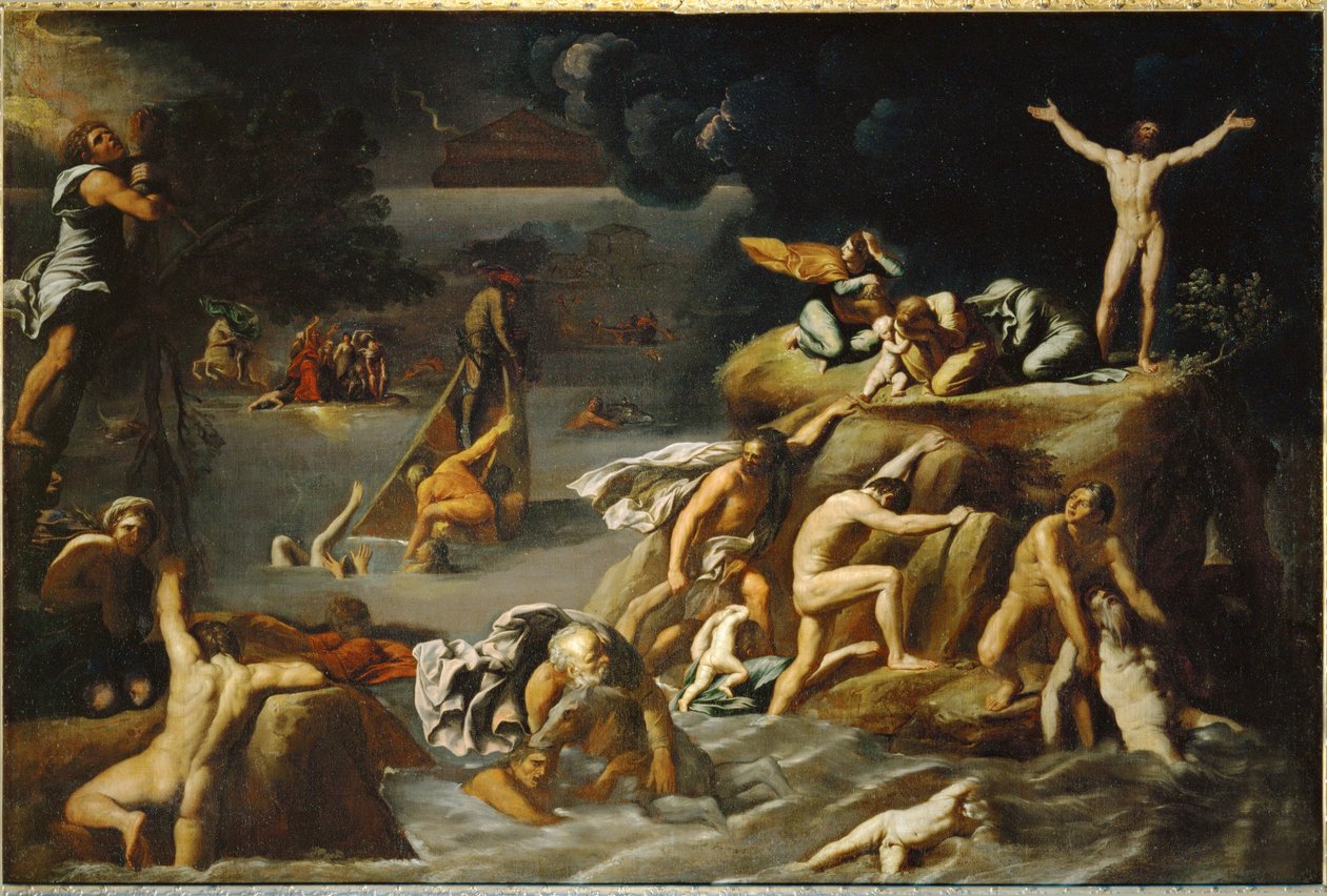 Le Deluge - o dilúvio ... de Antonio Marziale Carracci