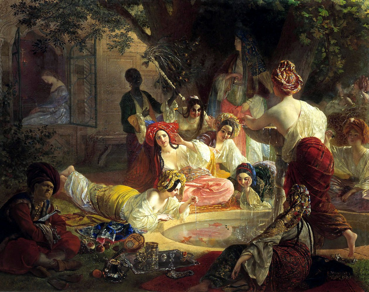A Fonte de Bahçesaray, 1849. de Antonio Molinari