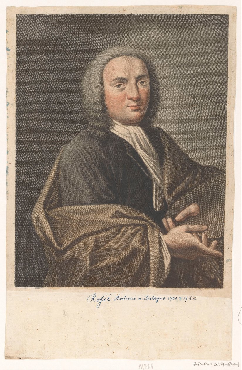 Retrato do artista Antonio Rossi de Antonio Pazzi