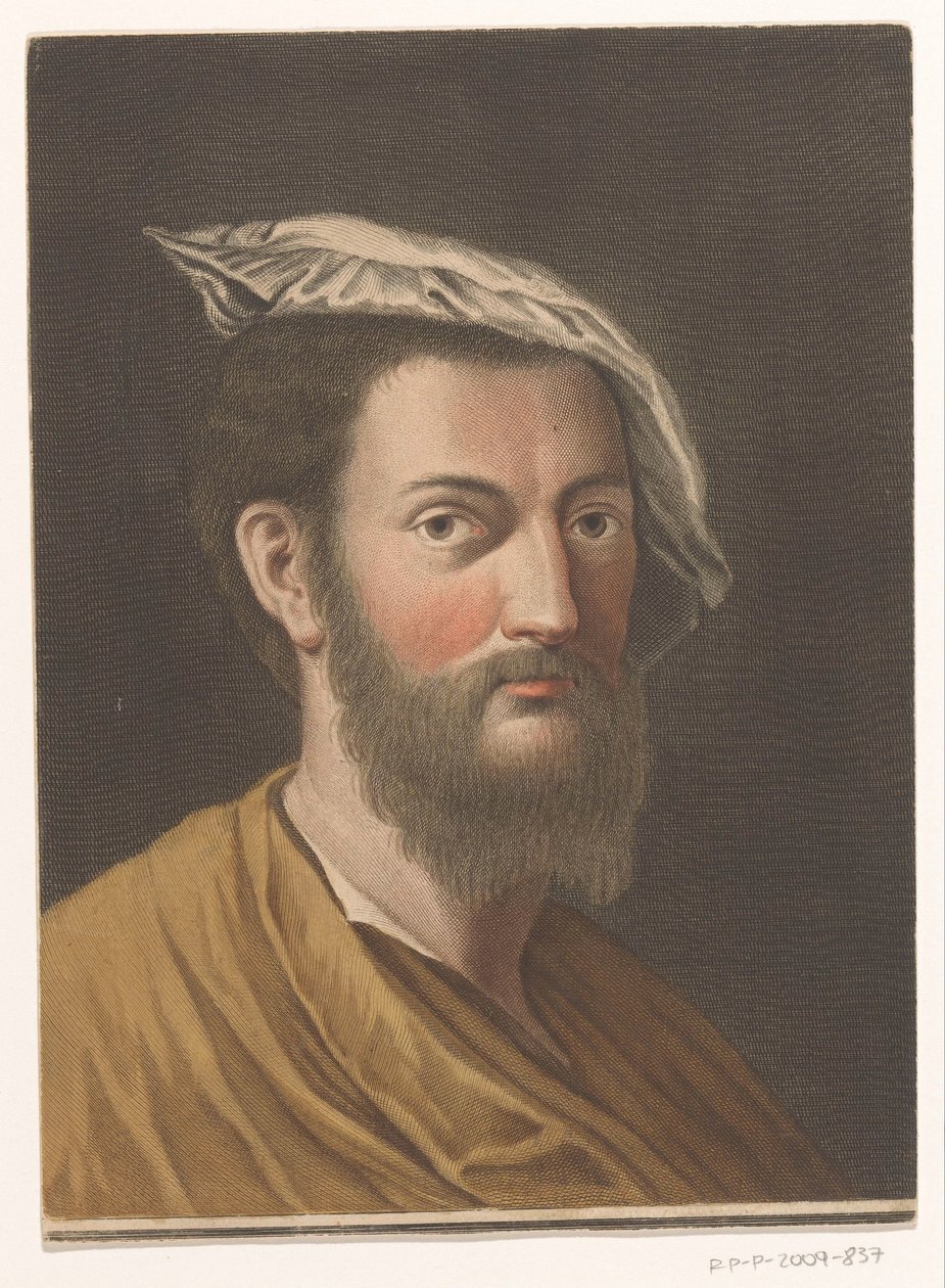 Retrato do artista Francesco Primaticcio
Retratos de artistas (título da série) de Antonio Pazzi