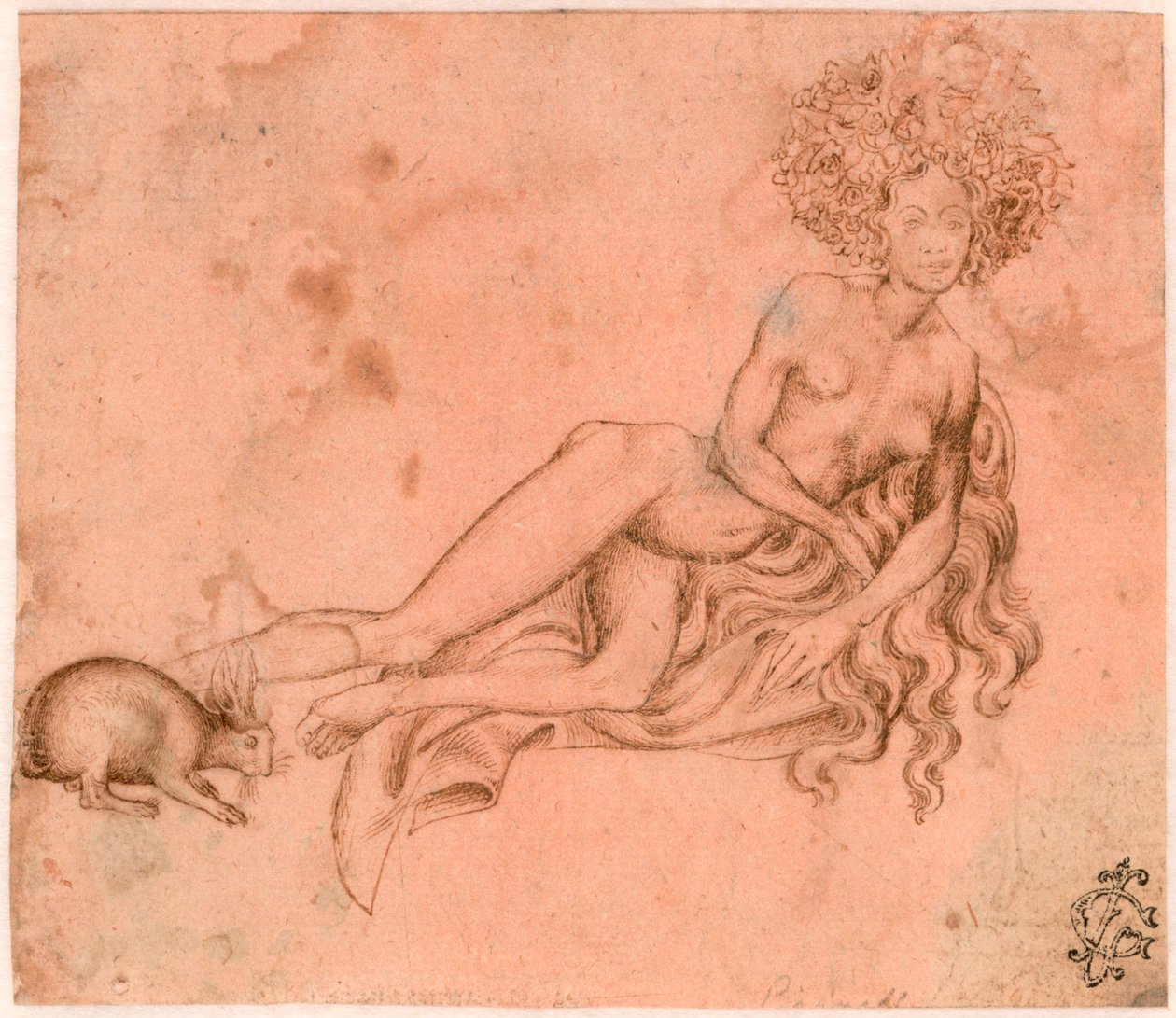 Allegory de la Luxure Dessin a la plume d