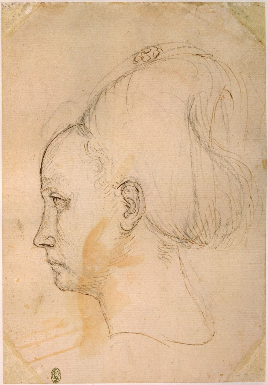 França, Paris, Chefe de uma jovem mulher de Antonio Pisanello