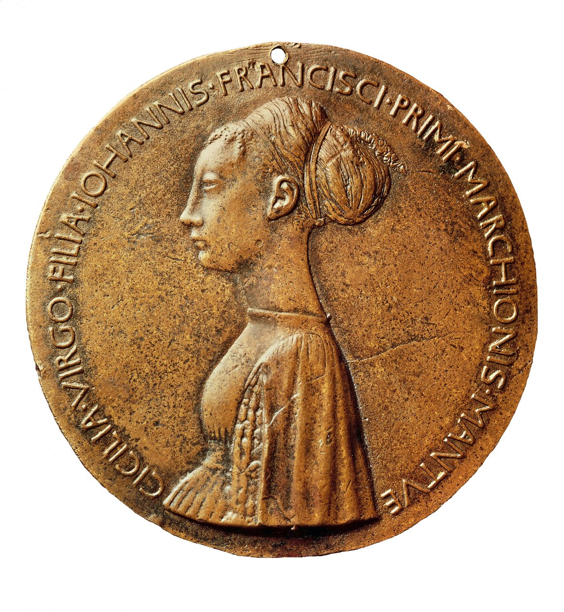 Medalha de Cecília Gonzaga de Antonio Pisanello