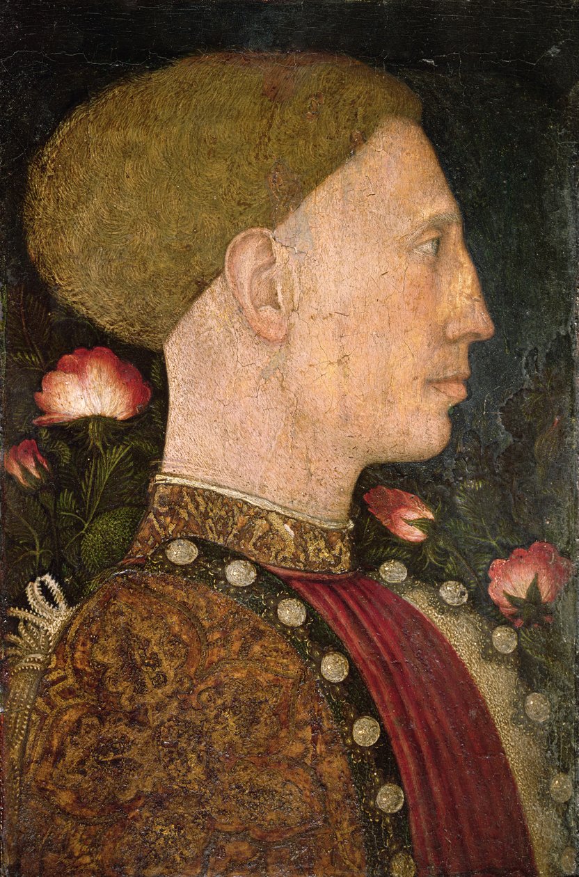 Retrato de Lionello d&39;Este (d.1450) de Antonio Pisanello