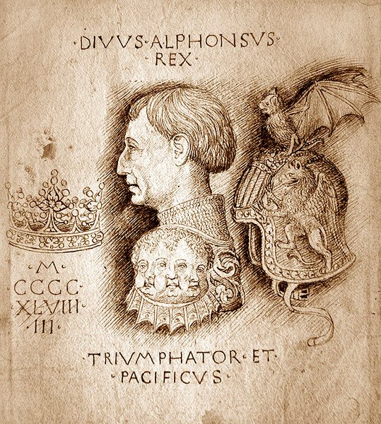 Estude para uma medalha de Antonio Pisanello