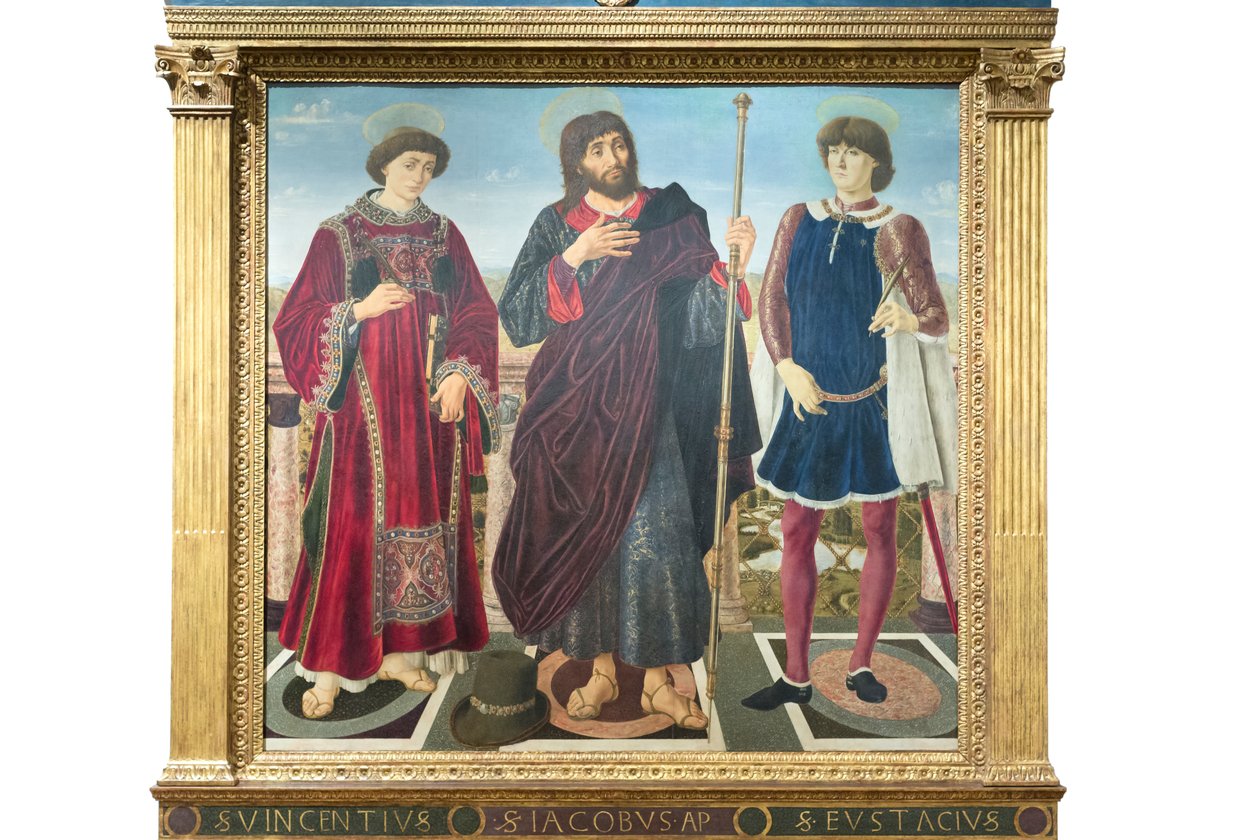 São Vicente, São Tiago e Santo Eustáquio de Antonio Pollaiolo
