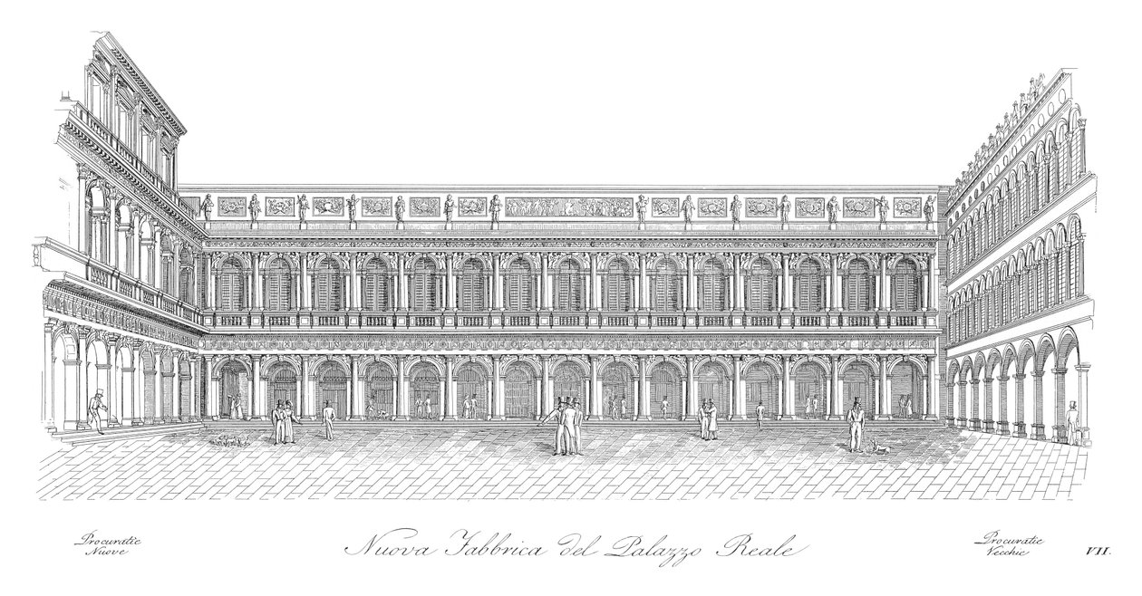 A Piazza di San Marco em Veneza de Antonio Quadri