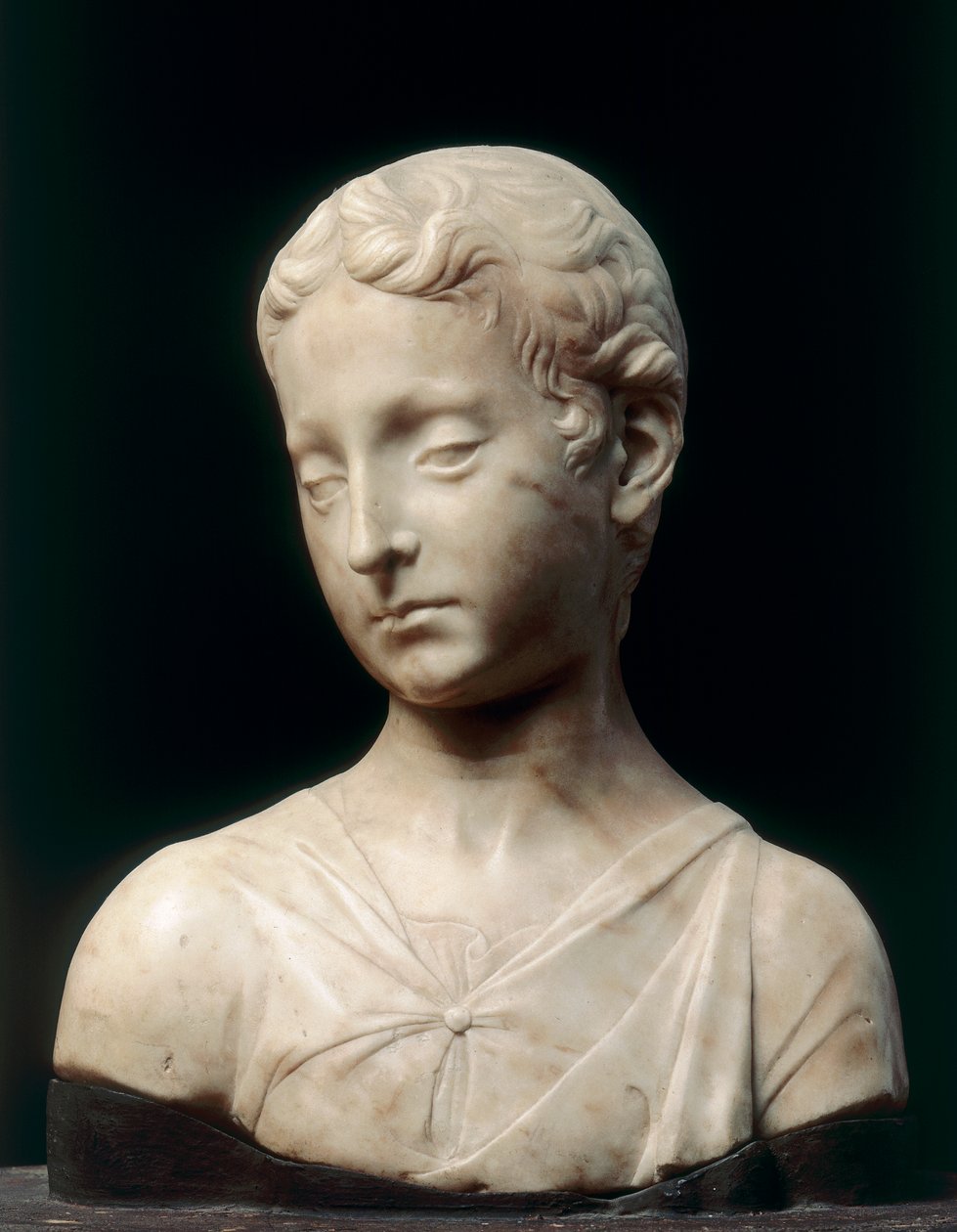 Busto de um rapazinho (mármore) de Antonio Rossellino