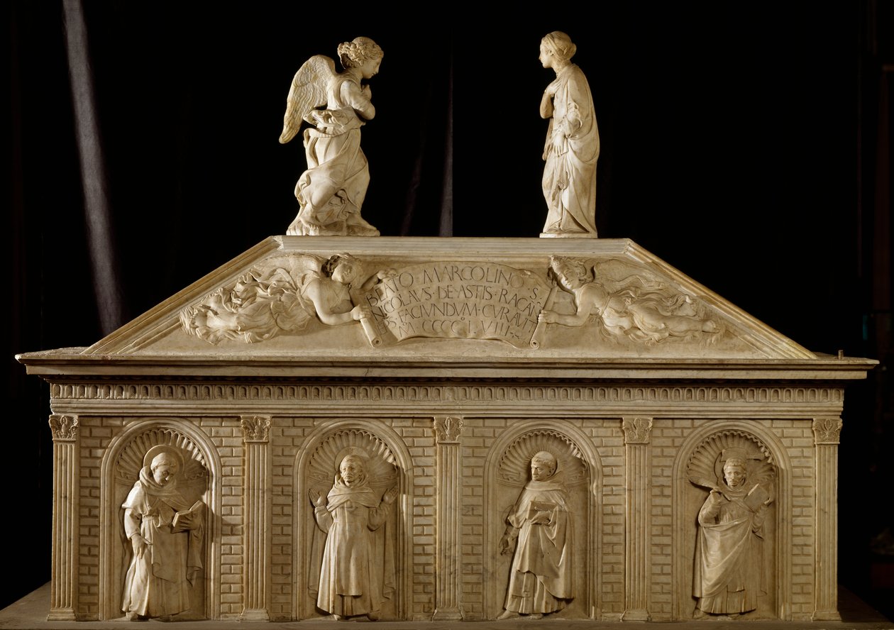 Monumento Funerário do Beato Marcolino Amanni de Antonio Rossellino