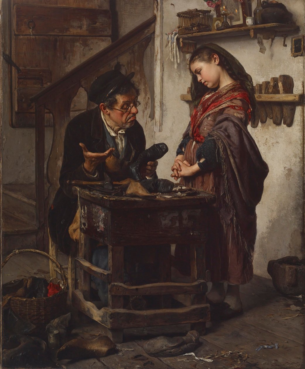 The Hopeless Case, 1871 (óleo sobre tecido) de Antonio Rotta