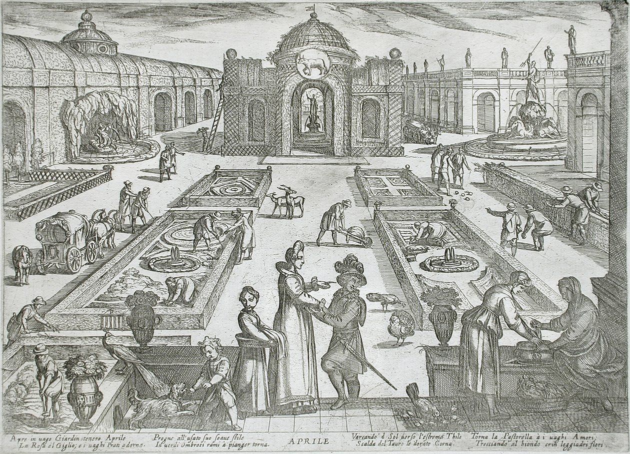 Abril: um jardim de Antonio Tempesta