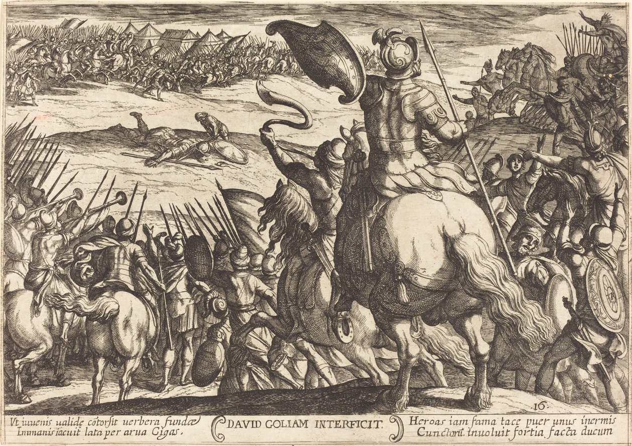 Davi mata Golias de Antonio Tempesta