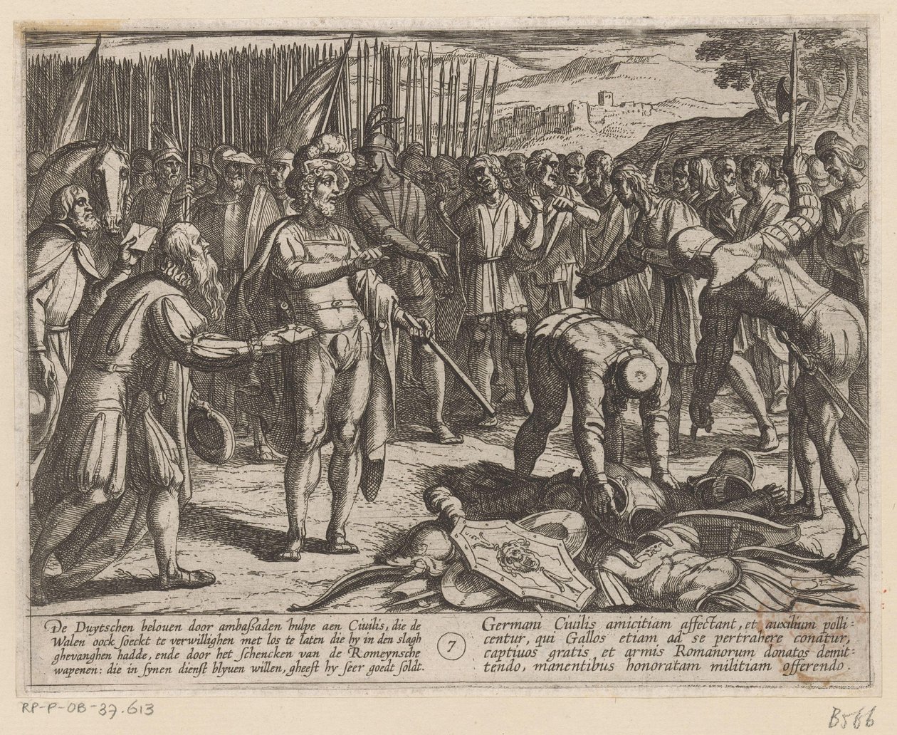 Enviados alemães visitam Julius Civilis
As guerras Batavianas contra os Romanos (título da série)
Batavorum cum Romanis Bellum (título da série) de Antonio Tempesta