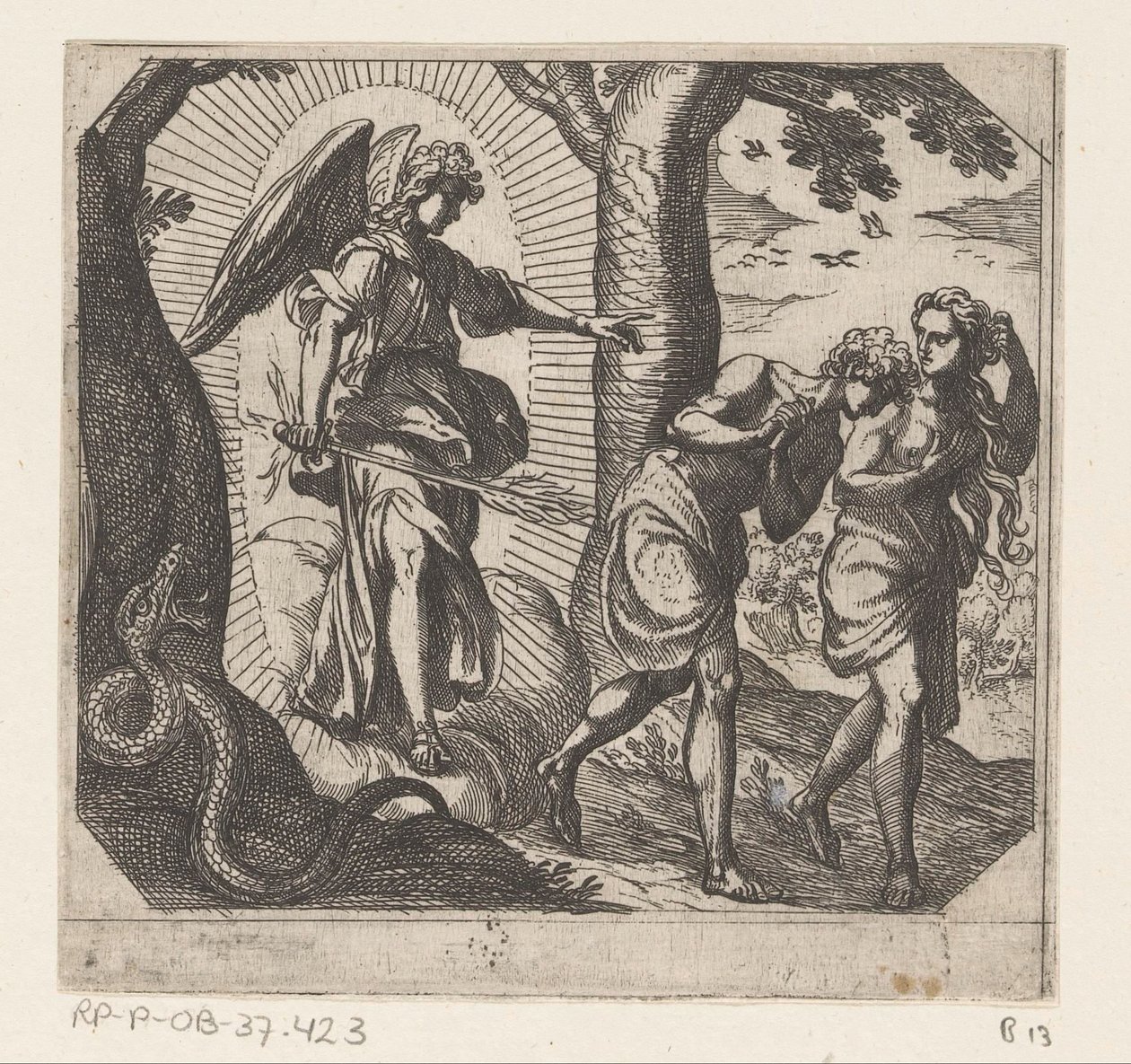 Expulsão do paraíso de Antonio Tempesta