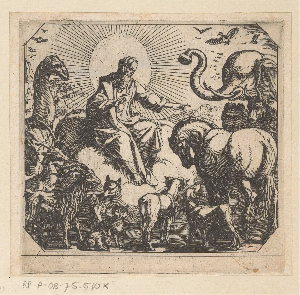Deus cria os animais na terra
Criação de Antonio Tempesta